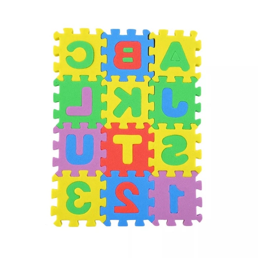 Puzzle 3D en mousse alphabet et chiffres, 36 pièces - 3dPuzzle™