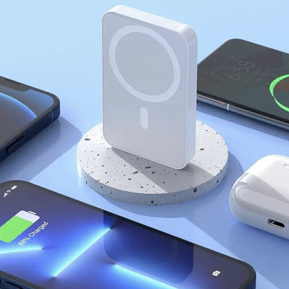 Mini magnetic charger, external wireless battery for iPhone, headphones - MiniBattery™