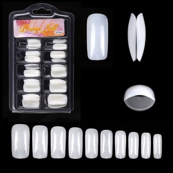 Faux Ongles Naturels à Coller - Strass On™
