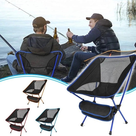 Ultra lightweight folding and portable chair for camping, beach, fishing, travel, hiking, picnic - UltraLightChair™