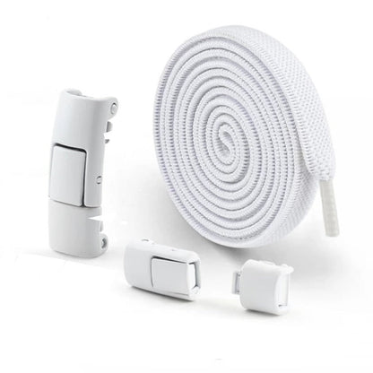 Snap-lock elastic laces for children's and adult sneakers 8mm - LacetClips™