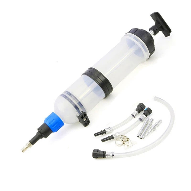 Plastic syringe, reusable pump, suction injector for oil and water fluids - LiquidExtractor™