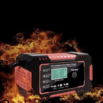 Automotive, motorcycle, boat battery charger with LCD display - BoostBattery™