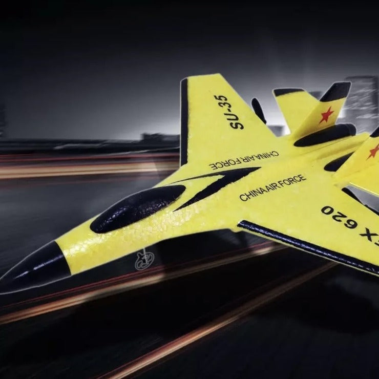 RC SU-35 foam plane, 2.4G radio controlled glider, remote controlled fighter plane, children's toys - GliderPlane™