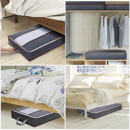 Storage bag set for clothes, comforter, toys - TextileOrganizer™