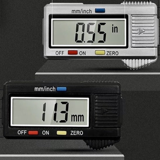 Carbon fiber electronic digital caliper, 150 mm, Vernier dial, digital micrometer, measuring tools - DigitalMicrometer™