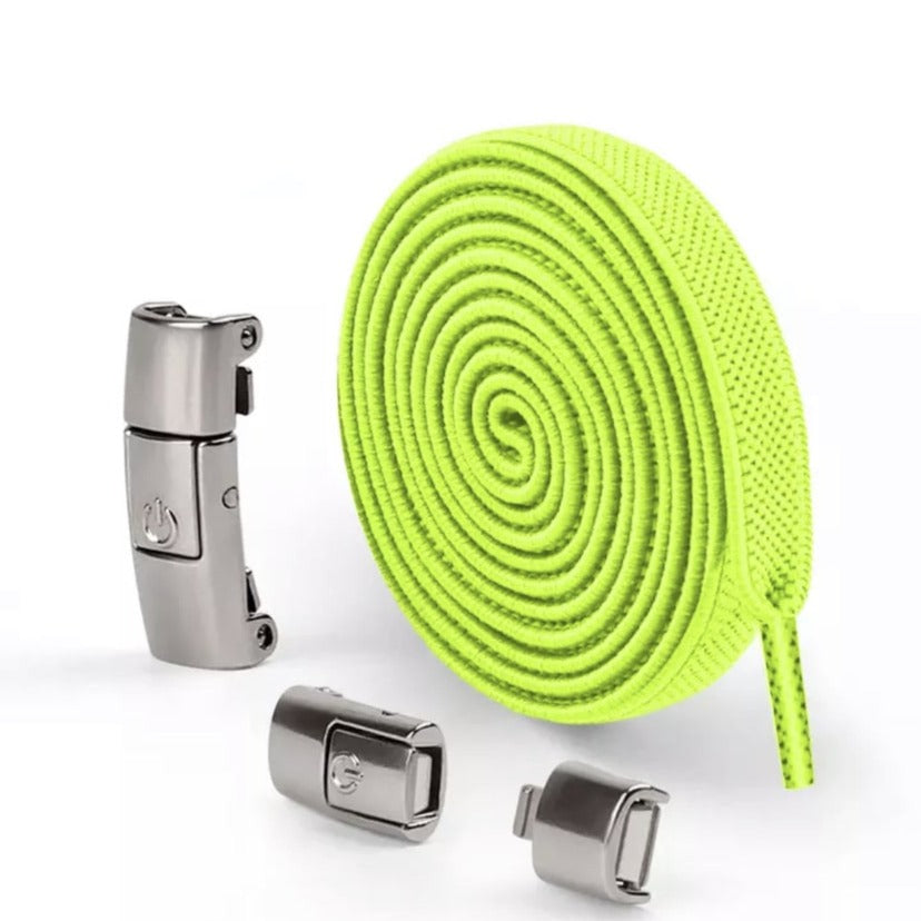 Snap-lock elastic laces for children's and adult sneakers 8mm - LacetClips™
