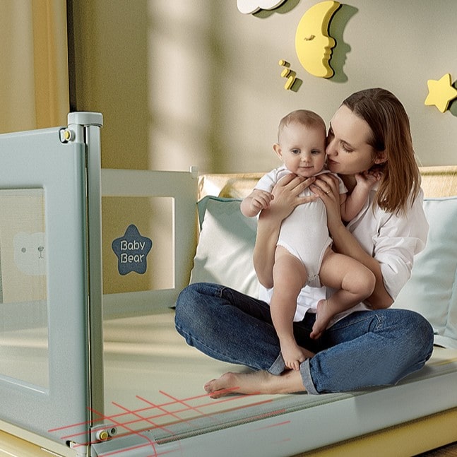 Barrière de Protection de Lit pour Bébé - Baby Secure™