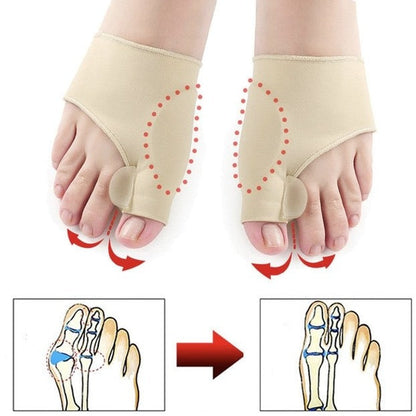Hallux Valgus toe separator bunion corrector, toe straightener, foot pain relief, orthopedic pedicure tools 1 pair - FootComfort™