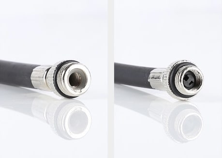 Aluminum alloy mini bicycle pump, manual air pump for bicycles, tire inflator - CycloneAir™
