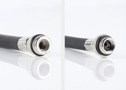 Aluminum alloy mini bicycle pump, manual air pump for bicycles, tire inflator - CycloneAir™