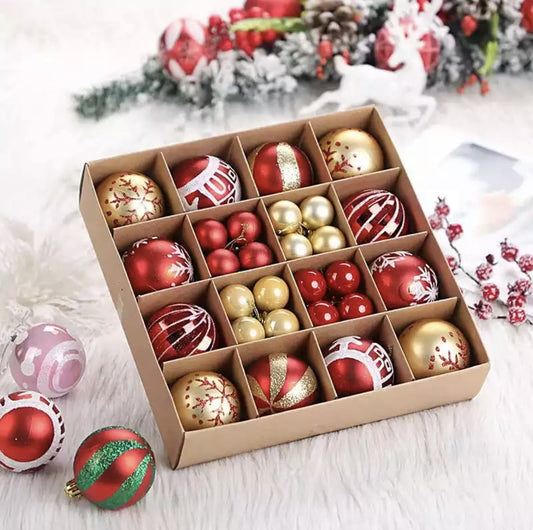 Boules de noël multicolores pour sapin - ChistmasBall™