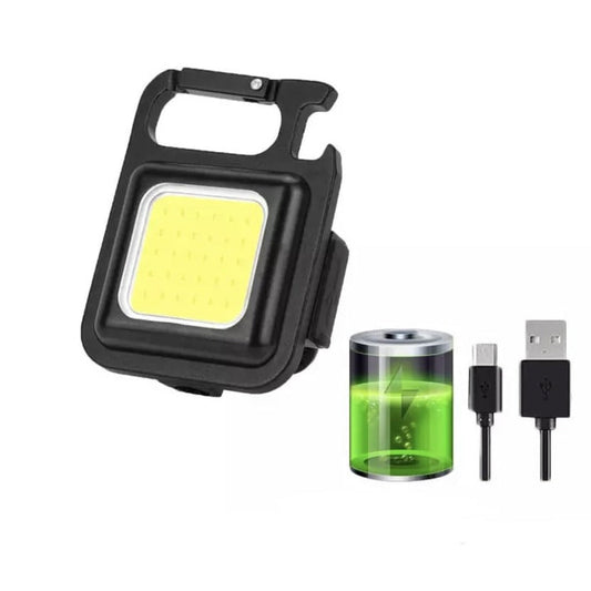 Mini porte-clés LED multifonction Portable USB Rechargeable lampe de poche avec tire-bouchon pour plein air Camping pêche escalade - CorkscrewLamp™