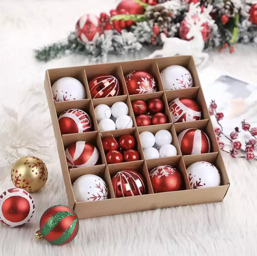 Boules de noël multicolores pour sapin - ChistmasBall™