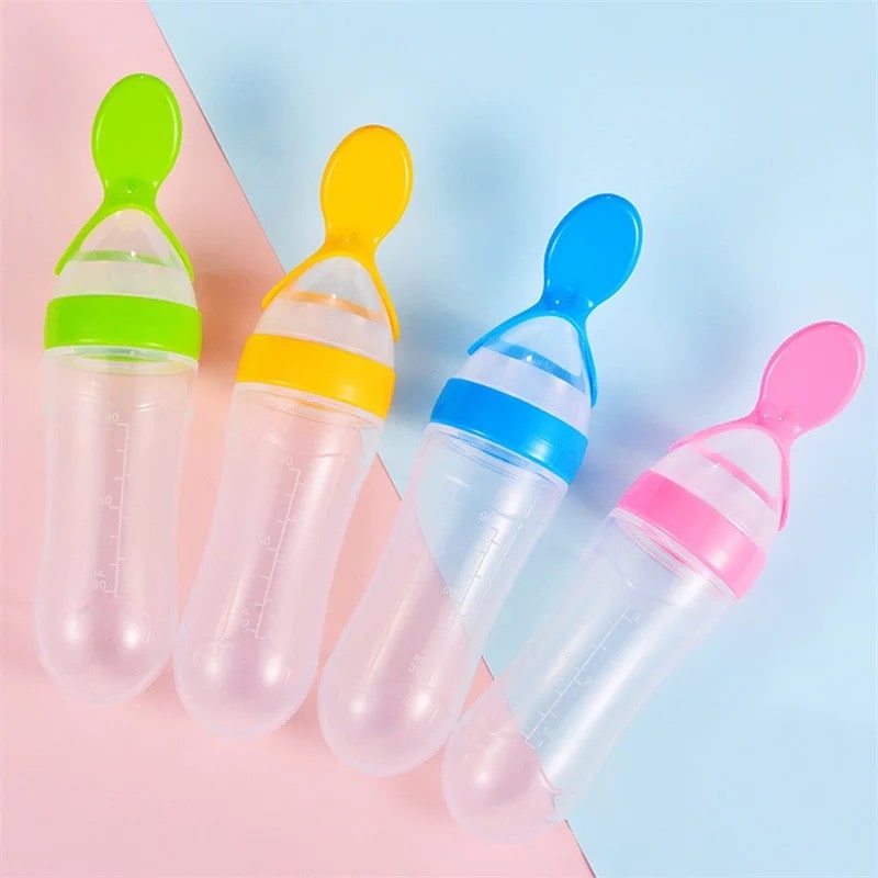 Cuillère-gourde pour bébé Anti-splash - BabySpoon™
