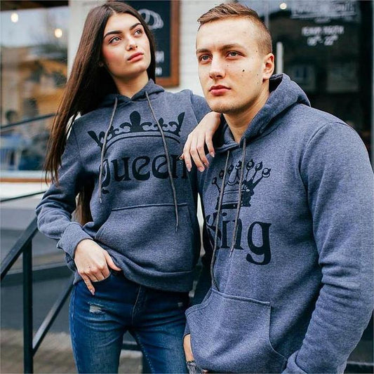KING & QUEEN™ - SWEATS À CAPUCHE de couple - Le Grenier Parisien