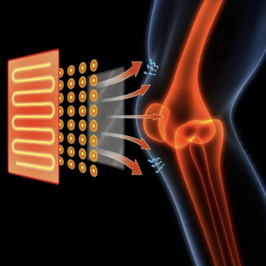 Electric thermal massager for knees and elbows, joint heating, vibration, elbow splint, arthritis, knee support, physiotherapy - Therapy™
