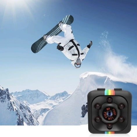SQ11 Mini HD Aerial Camera for Outdoor Sport, Miniature Matte Device, Night Vision Card, Direct Recording - CompactCam™