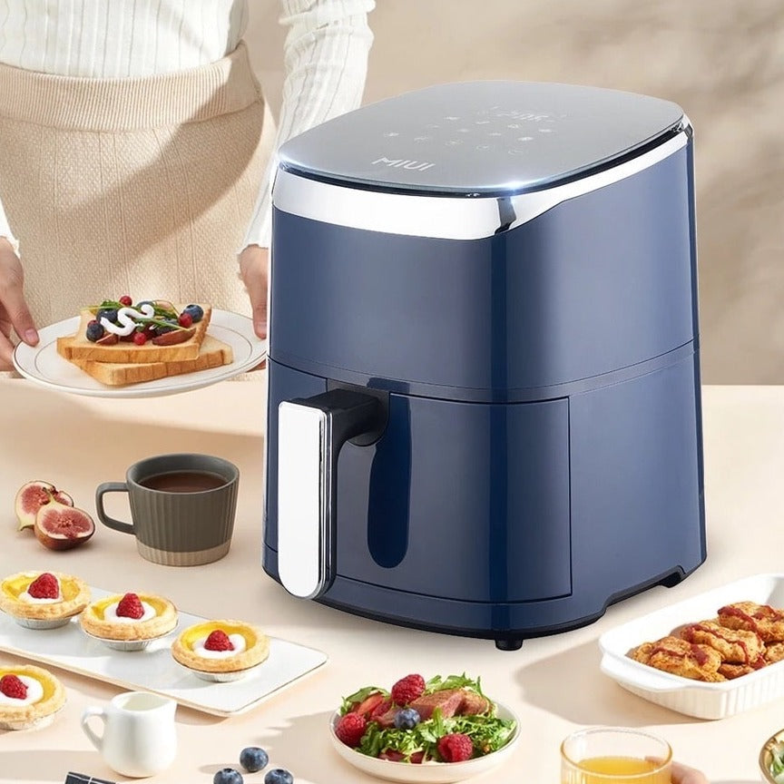 Friteuse sans huile avec fenêtre visible et écran tactile 4.5L/5L - No-OilFryer™