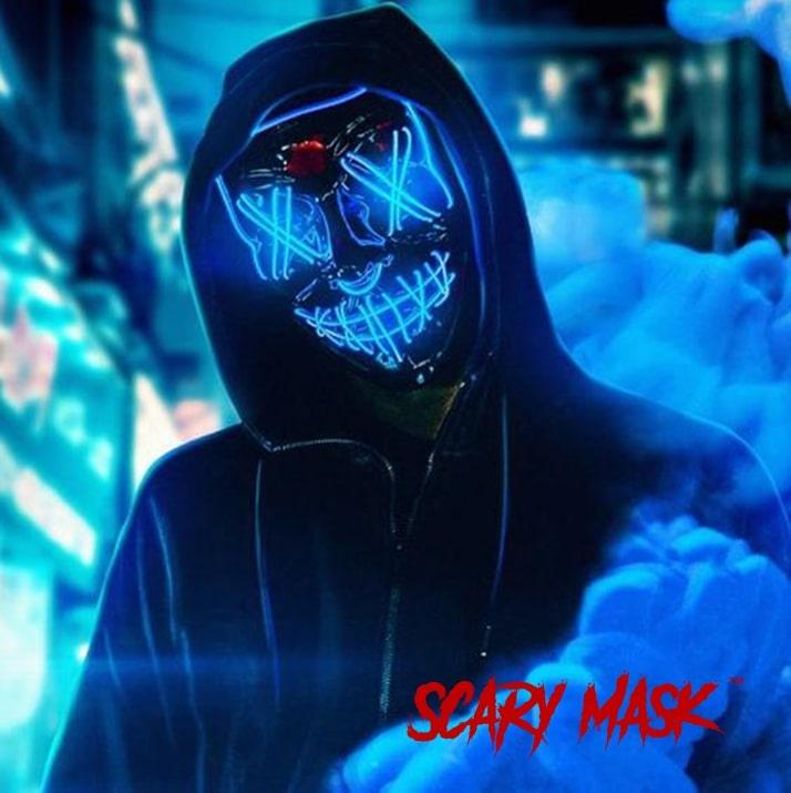 Masque Haloween LED La Purge - ScaryMask™ - Le Grenier Parisien