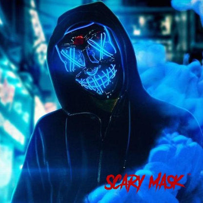 Masque Haloween LED La Purge - ScaryMask™ - Le Grenier Parisien