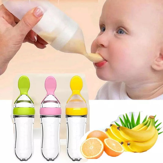 Cuillère-gourde pour bébé Anti-splash - BabySpoon™