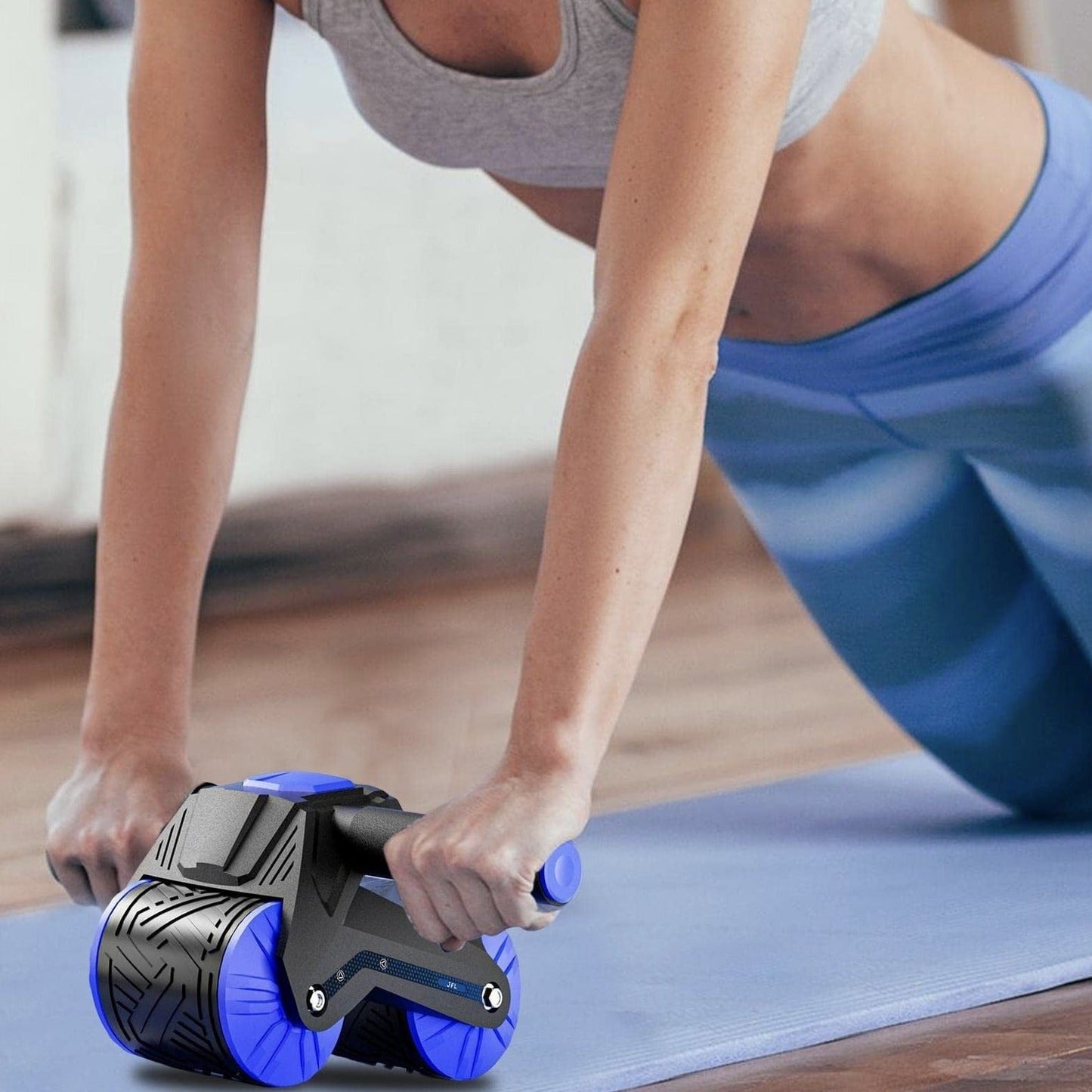 Automatic rebound abdominal wheel, fitness equipment, sports roller, arm muscle trainer - AbdoBounce™