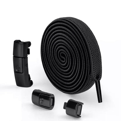 Snap-lock elastic laces for children's and adult sneakers 8mm - LacetClips™