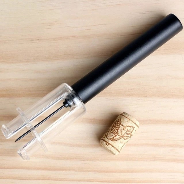 Tire-bouchon à pompe pneumatique, ouvre-bouteille, tire-bouchon avec aiguille en acier inoxydable, outil de sortie de liège facile à nettoyer - PumpCork™
