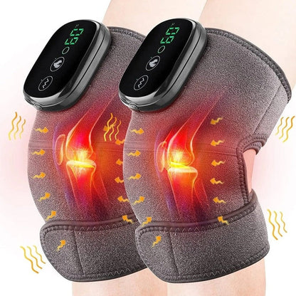 Electric thermal massager for knees and elbows, joint heating, vibration, elbow splint, arthritis, knee support, physiotherapy - Therapy™