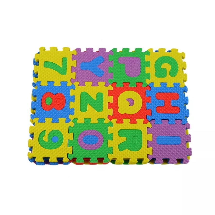 Puzzle 3D en mousse alphabet et chiffres, 36 pièces - 3dPuzzle™