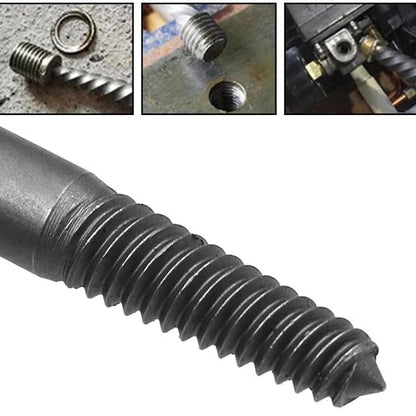 Set of guides for extracting broken bolts, screw extractor, drill bits, hexagonal shank - BoltExtractor™