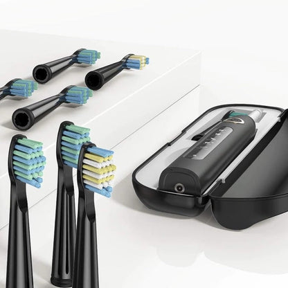 USB rechargeable electric toothbrush, 8 spare heads - E-ToothBrush™