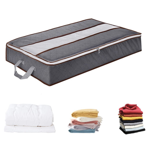 Storage bag set for clothes, comforter, toys - TextileOrganizer™