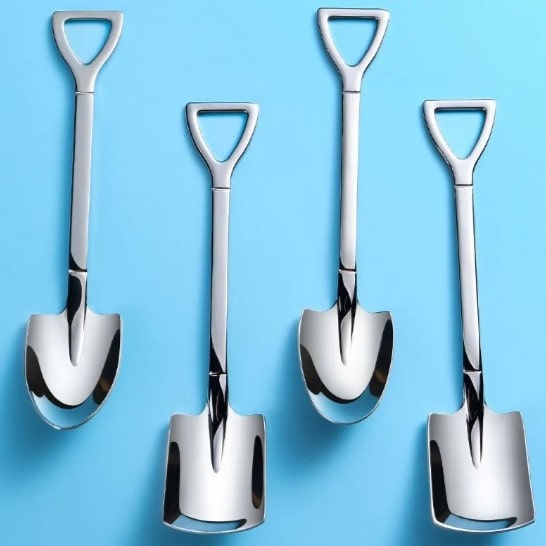 Set of Spoons in the Shape of Gardening Utensils - Garden Spoons™