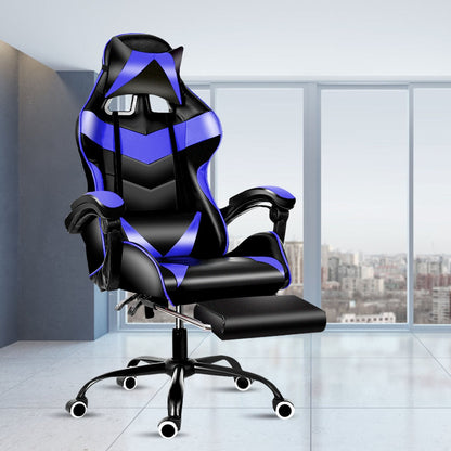 Chaise Gaming Ergonomique Pivotante et relevable en Cuir - DarkSeat™