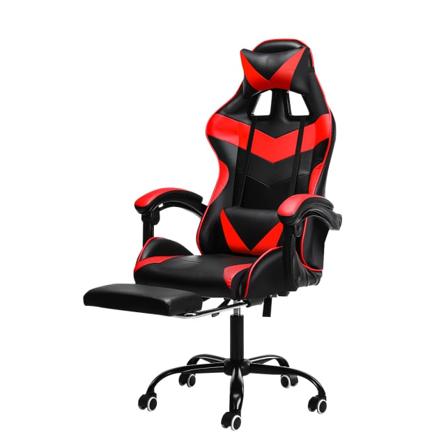 Chaise Gaming Ergonomique Pivotante et relevable en Cuir - DarkSeat™