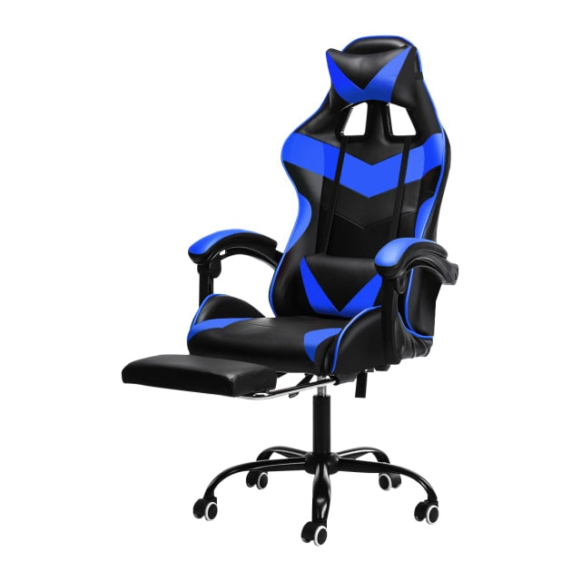 Chaise Gaming Ergonomique Pivotante et relevable en Cuir - DarkSeat™