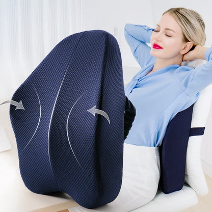 PACK Coussin Ergonomique à Mémoire de Forme Bas & Dos - Curved™