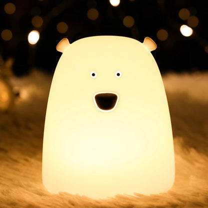 Mini Animal Shaped Touch Night Lamp - VeilleuseTactile™