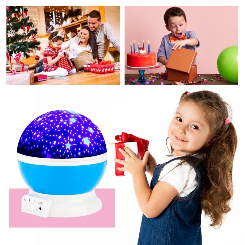 Veilleuse pour enfants à projecteur Led -  MoonLight™