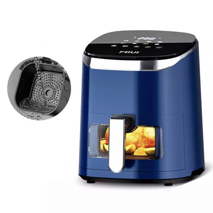 Friteuse sans huile avec fenêtre visible et écran tactile 4.5L/5L - No-OilFryer™