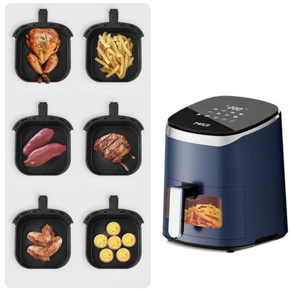Friteuse sans huile avec fenêtre visible et écran tactile 4.5L/5L - No-OilFryer™