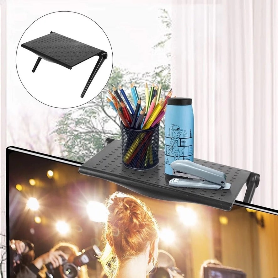 Support de rangement multifonctions pour ordinateur de bureau et télévision - StandScreen™