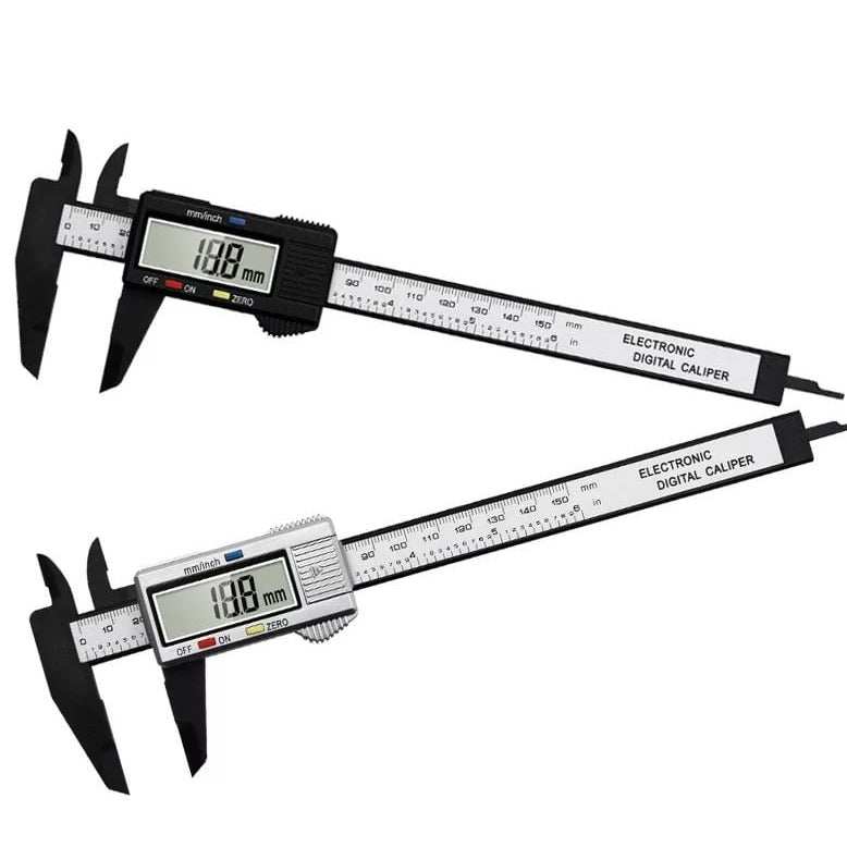 Carbon fiber electronic digital caliper, 150 mm, Vernier dial, digital micrometer, measuring tools - DigitalMicrometer™