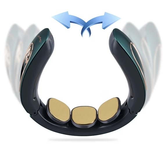 Electromagnetic massager with LCD display -  PulseMassage™
