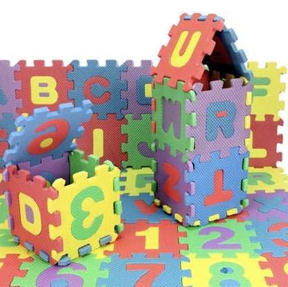 Puzzle 3D en mousse alphabet et chiffres, 36 pièces - 3dPuzzle™
