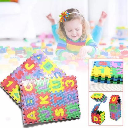 Puzzle 3D en mousse alphabet et chiffres, 36 pièces - 3dPuzzle™