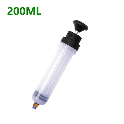 Plastic syringe, reusable pump, suction injector for oil and water fluids - LiquidExtractor™