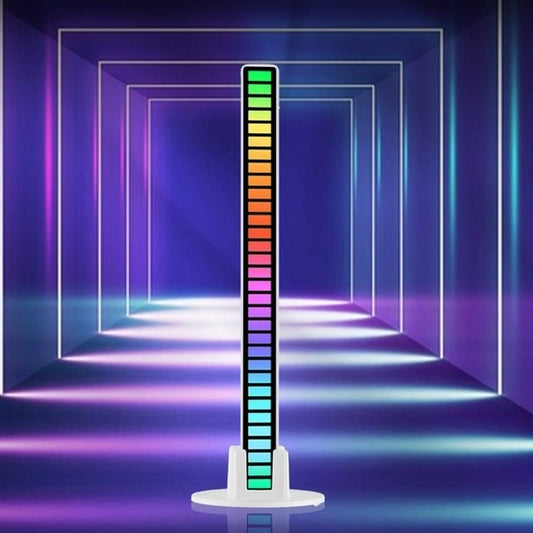 RGB Synchronized Led Light with Voice Control Mood Lighting Popular Colorful Music for Internet Car Office Induction Creative - ColonneLed™